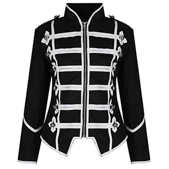 Ro Rox Parade Ladies Jacket Steampunk Military Emo Punk Rock Gothic Size S - Picture 1 of 10